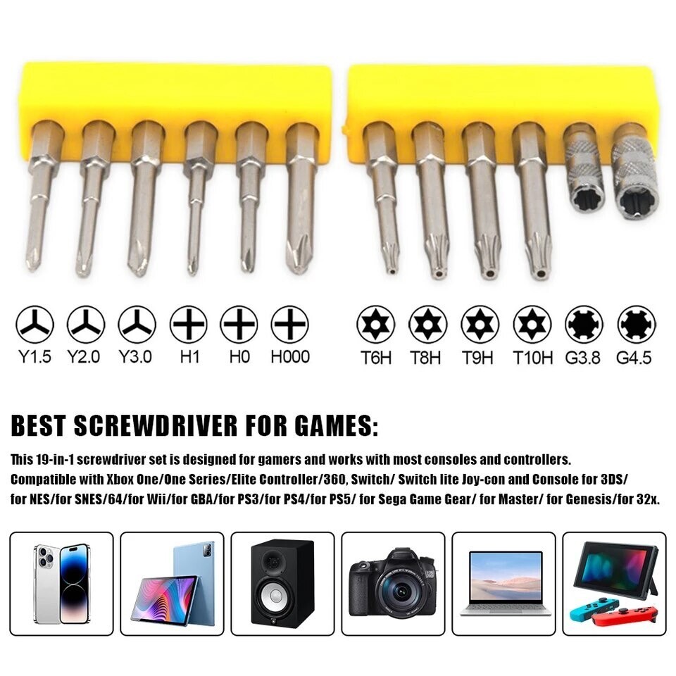 Tool Kit for PS5 PS1 PS2 PS3 PS4 PSP Playstation console Controller screwdriver