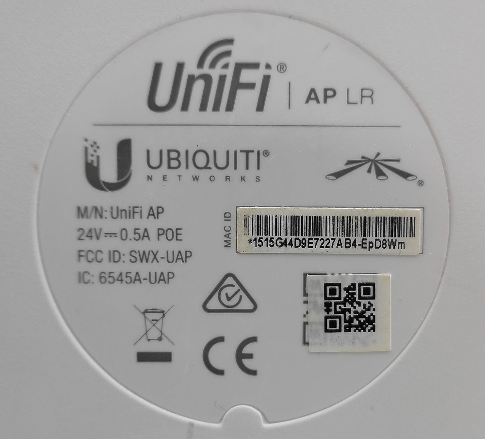 UBIQUITI UNIFI AP LR WIRELESS ACCESS POINT