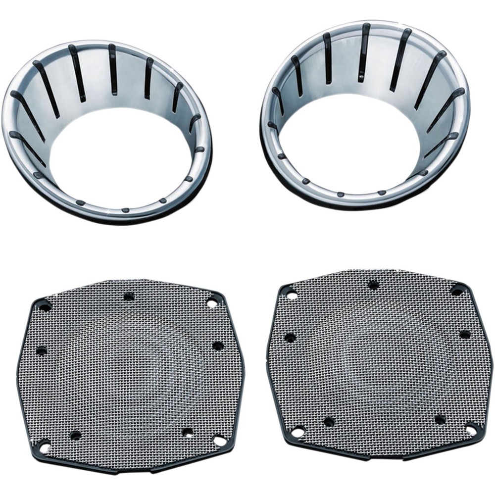 Kuryakyn Bezel Speaker Chrome 7287
