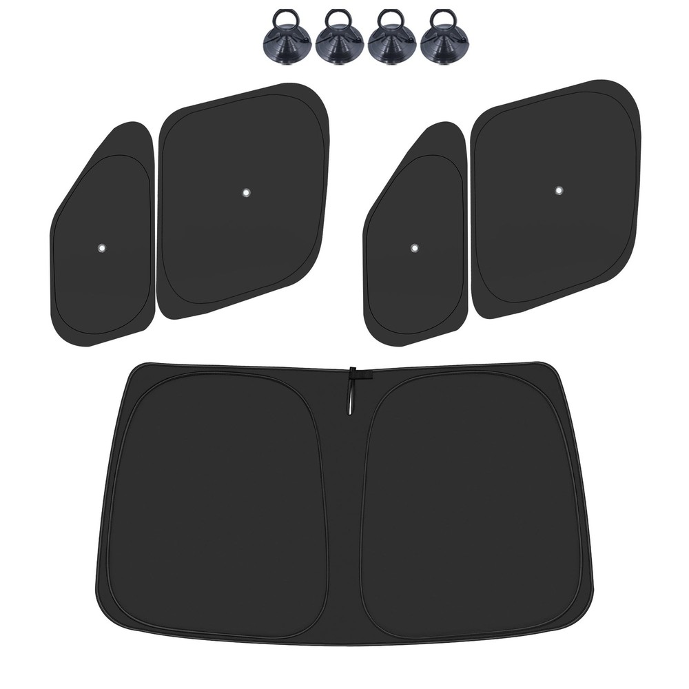 Front Windshield ＆ Side Window Sun Shade for 2014-2025 Dodge RAM Pr... Fa
