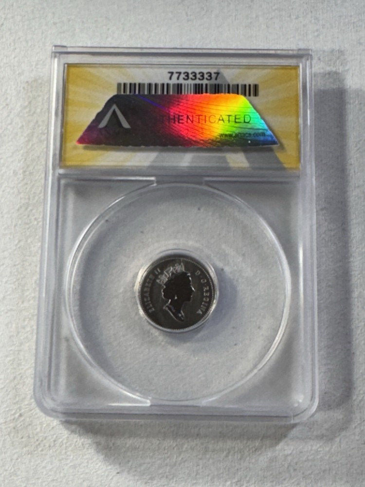 1996 Canada 10 Cents Graded MS 69 by ANACS Specimen