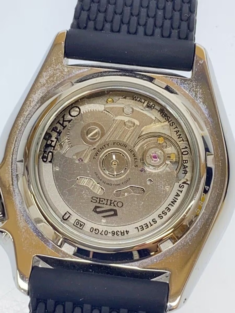 SEIKO Automatic Watch Analog BLK BLK 4R36 07G0