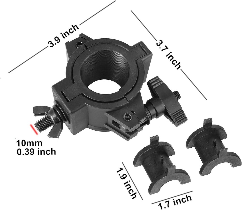 5-Pack Heavy-Duty Stage Light Clamps for DJs & Events