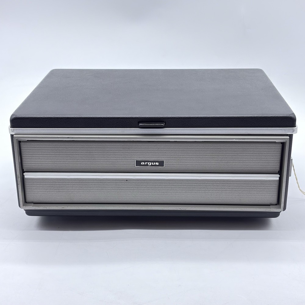 Rare Vintage Argus Electromatic 570 Zoom Automatic Slide Projector Needs Bulb