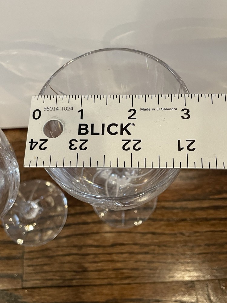 Lenox Crystal Water Goblets Set Of 2 Debut Pattern