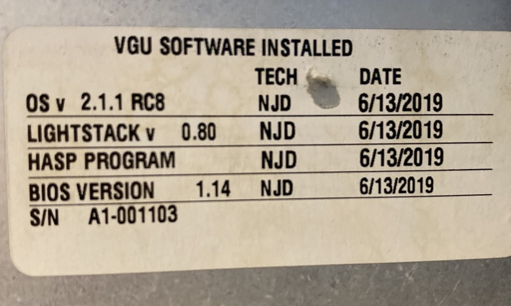 Seegrid Vision Guidance Unit 501007 Used