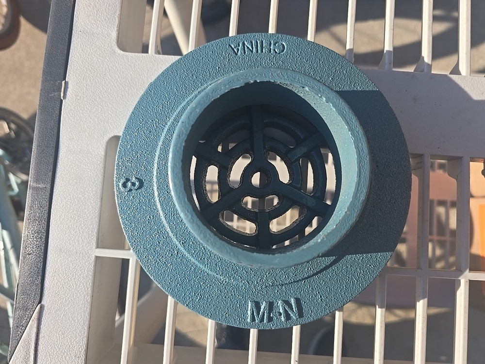 3" No Hub Floor Drain Cast Iron