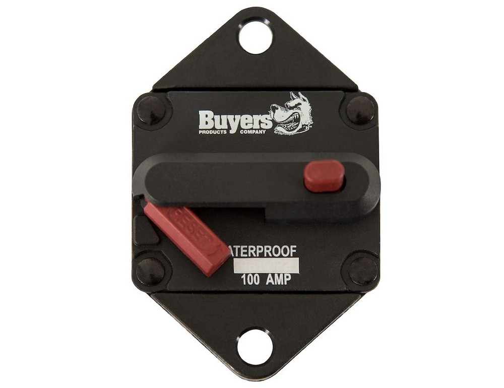 100 AMP PUSH-TO-TRIPCIRCUIT BREAKER | 42V DCPANEL MOUNT