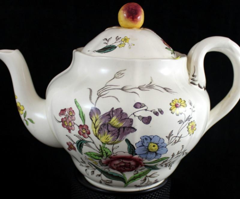 Spode Gainsborough Teapot S245 TINY CHIPS ON LID