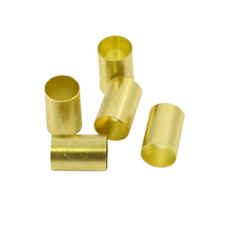 Brass Pot Shaft Conversion Sleeve (5 Pcs) Fits Split Shaft to make solid shaft