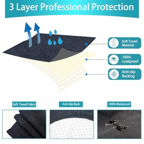 Car Seat Covers Universal Car Protective Front Seat Covers 2 Pack Black
