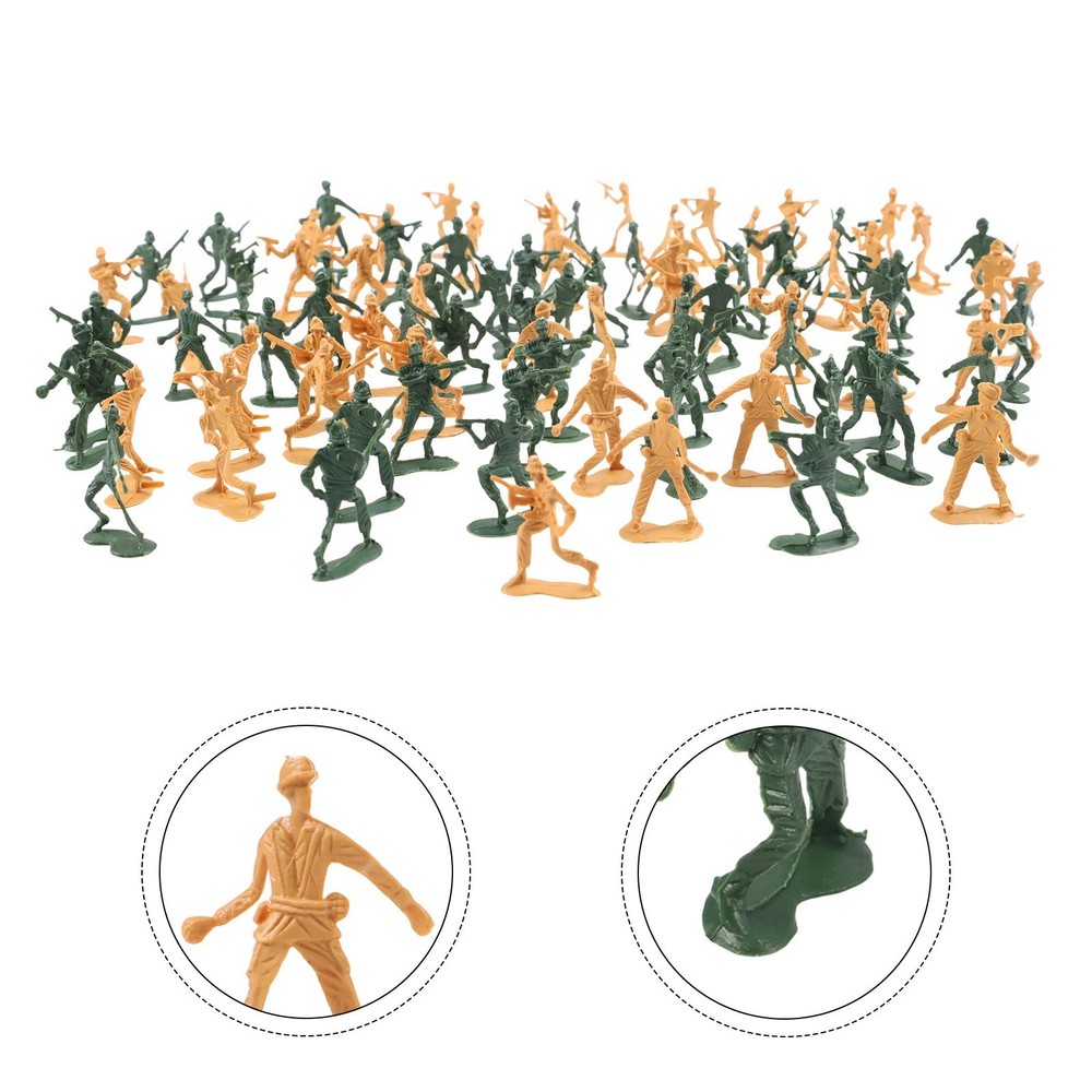 Useful Character Model Sand Table Table Game War Game 100Pcs 4cm Figures
