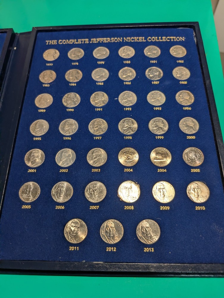 Complete Full Jefferson Nickel Folder Set 1938-2013