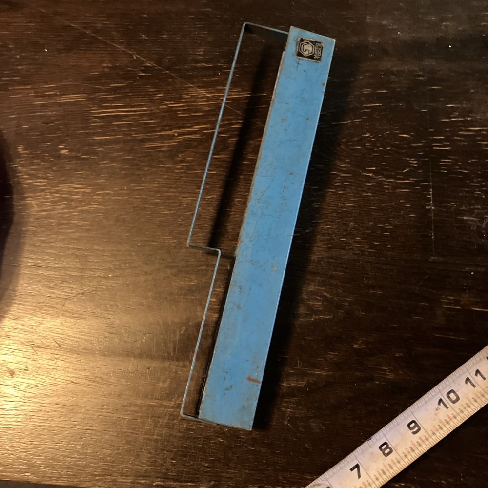 Matco Tools 12.5" Long Deep Socket Tray Holder Organizer Blue Vintage