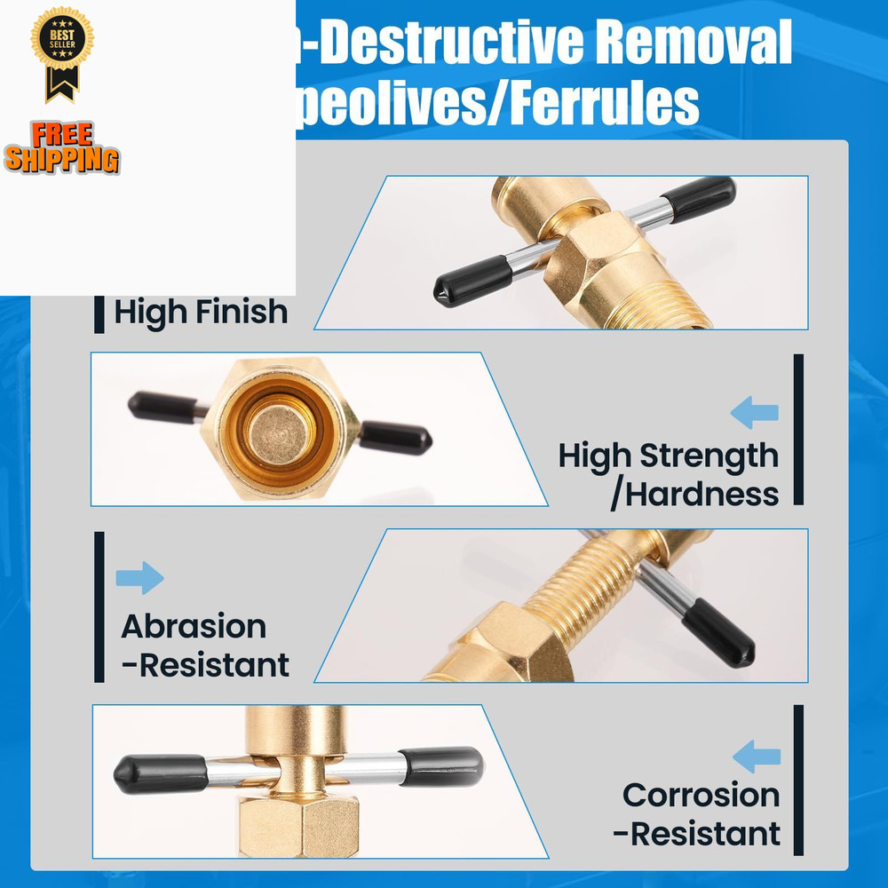 Wisscool Olive Puller Pipe Remover Ferrule Corrosion-Resistant...