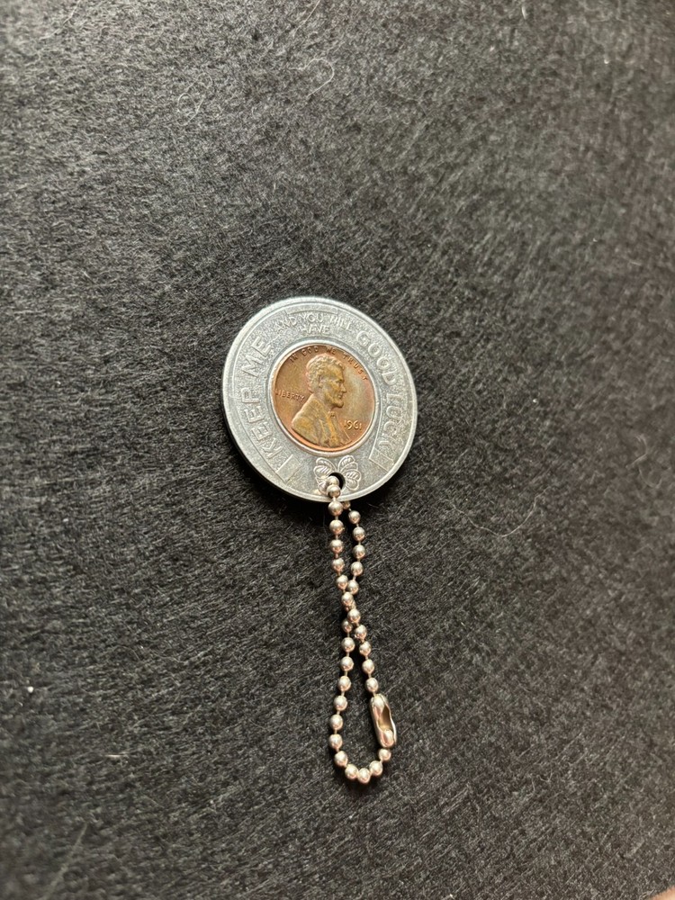Beacon Gasoline Refiners Marketers Good Luck Penny Keychain