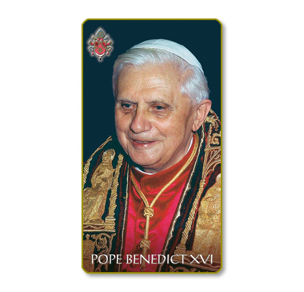 Pope Benedict XVI Paper Holy Cards, 100-Count Value Pack