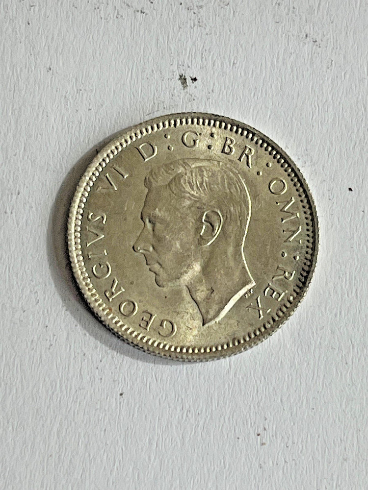 1946 SILVER SIXPENCE COINS UNCIRCULATED