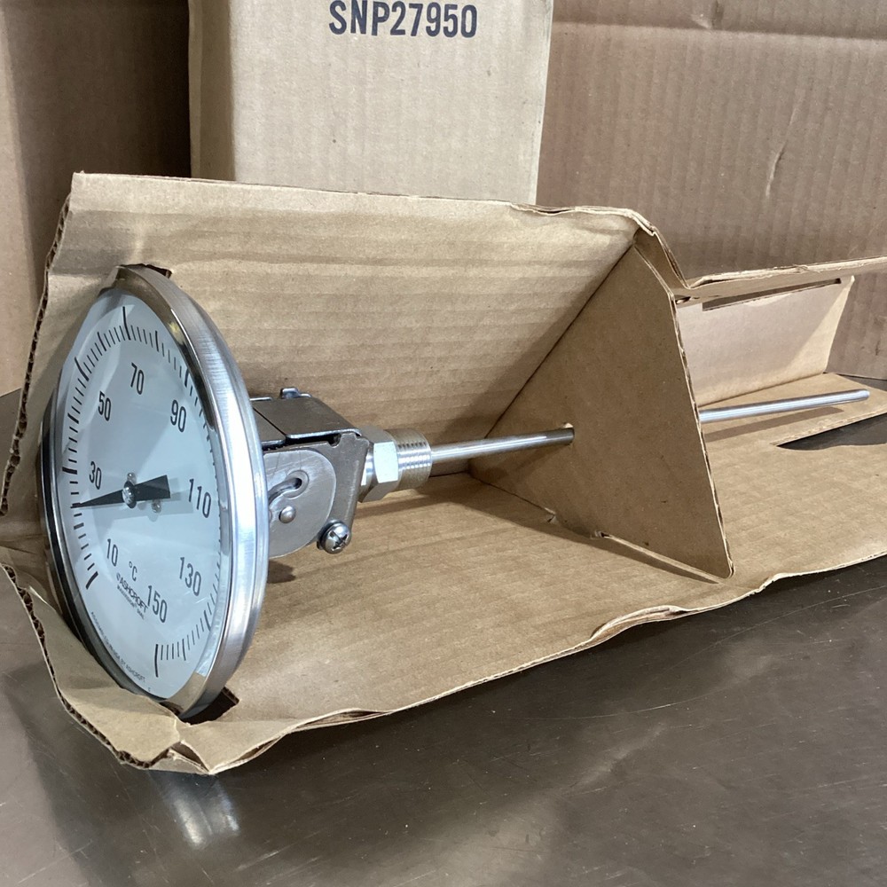 ASHCROFT 5" Bimetal Thermometer 12" Stem