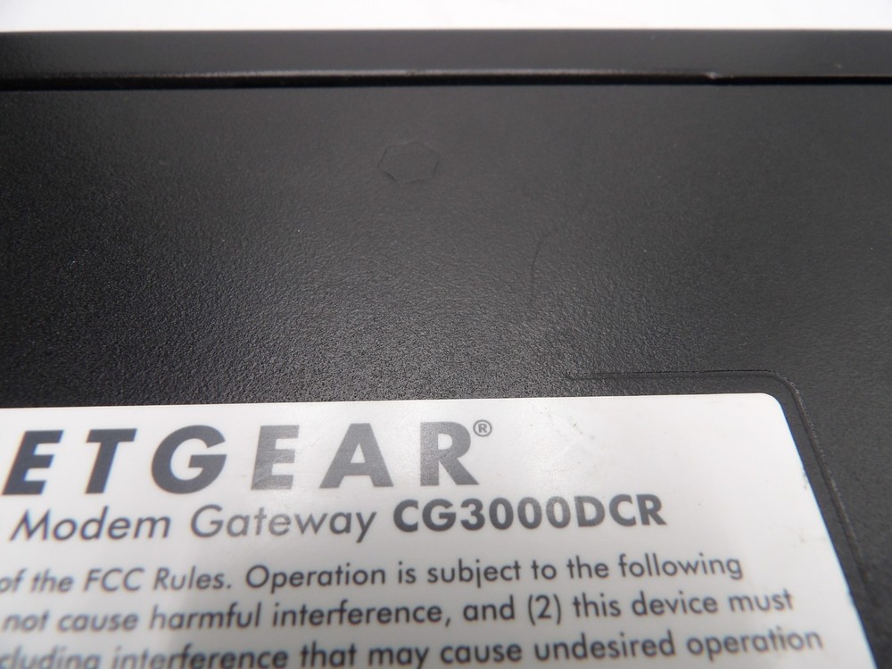 Netgear Comcast Advanced Cable Modem Gateway CG3000DCR Business Class Device