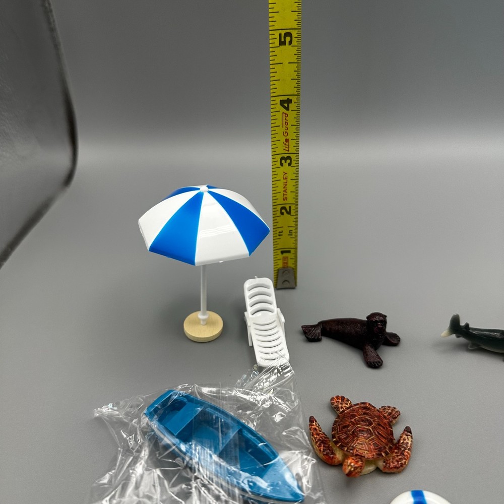 Beach Themed Miniatures (plastic)