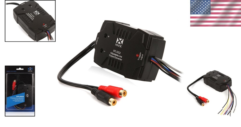 2-Channel 80W Line Output Converter - Adjustable with Noise Filter