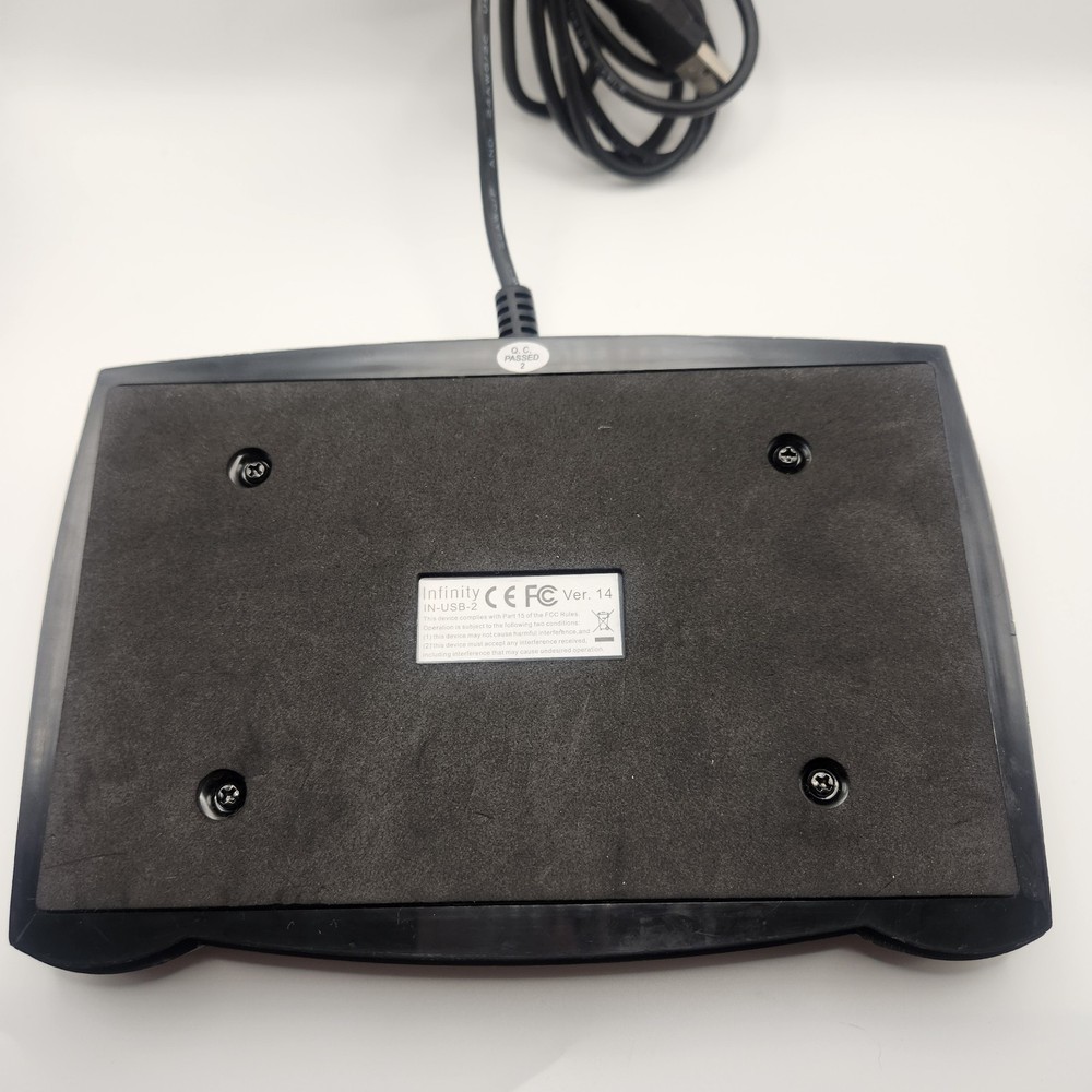 Infinity IN-USB-2 USB Transcription Dictation Foot Switch