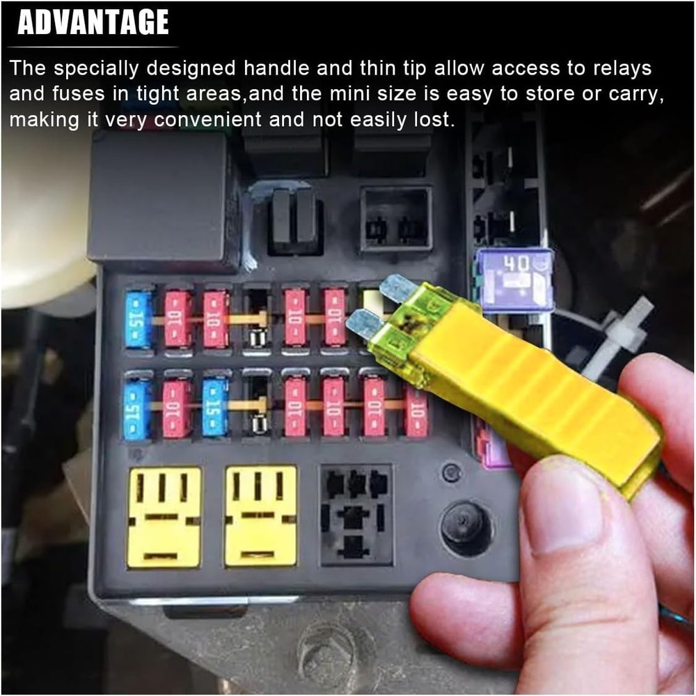 Fuse Puller Tool, Extraction Tool, Plastic Fuses Remover, Maintenance Accesso...