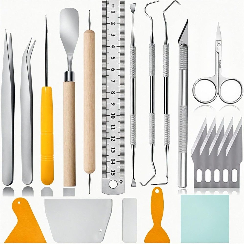 27 PCS Craft Tools Set Vinyl Weeding Tools Craft Basic Set Craft Vinyl Tools