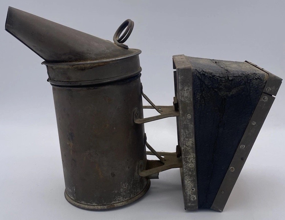 Vintage Bee Smoker Leather Bellows