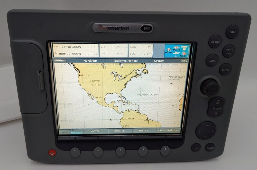 Raymarine E80 8.4" Marine Radar GPS Chartplotter MFD Display Unit #1 *AS-IS READ