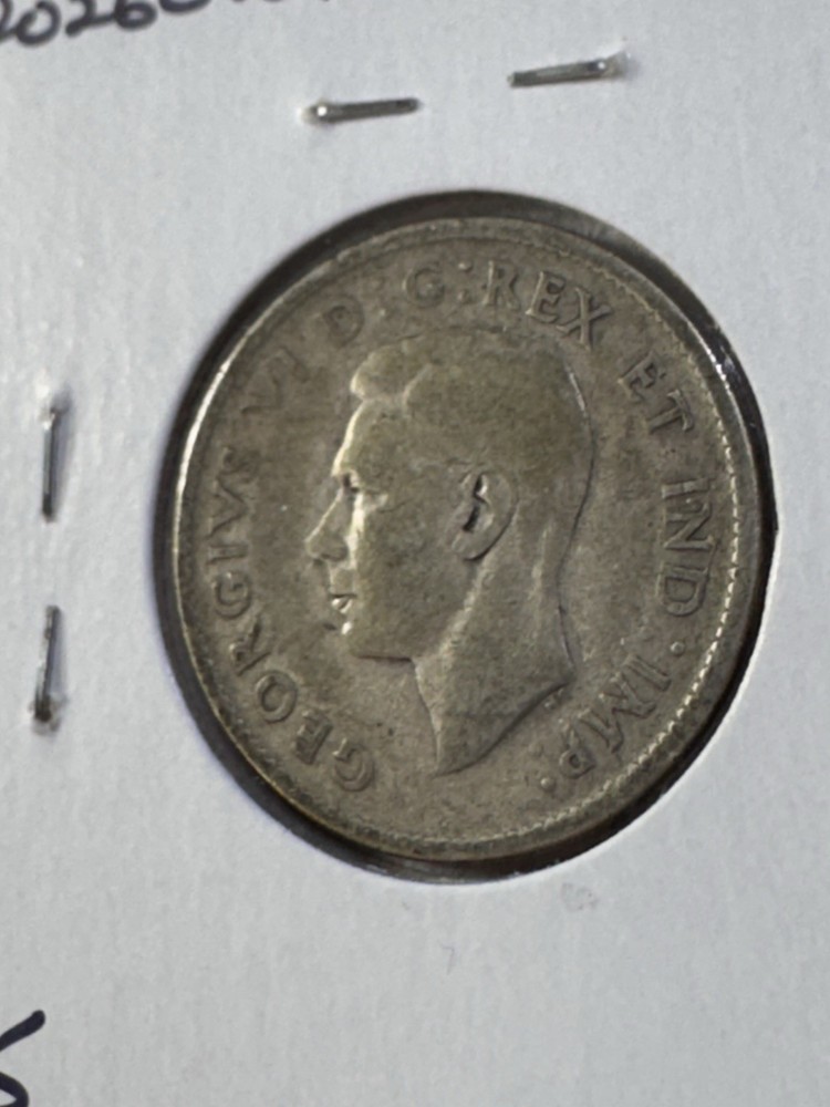 1941 Canada 25 Cents Silver Coin