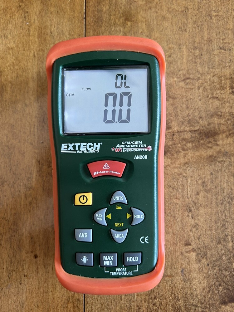 Extech Thermo Anemometer + Infrared Thermometer
