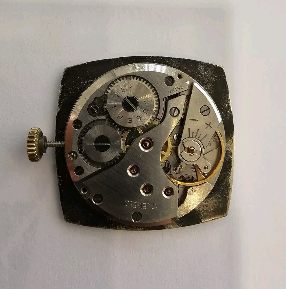 Dugena Precision Manual Wind Movement Caliber 423 RUNS
