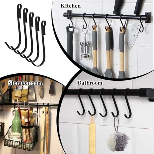 20 Pcs Shelf Hooks Grid Wall Hooks for Wire Shelving Accessories Stainless