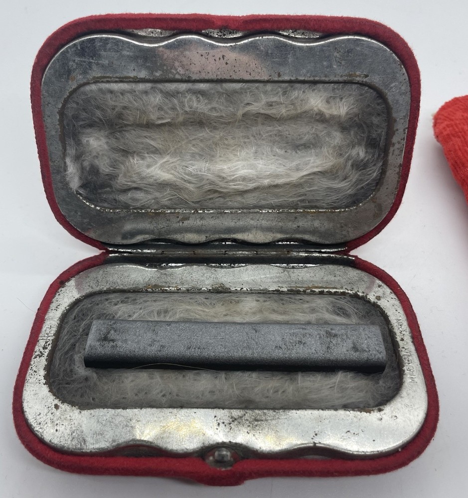 Vintage Pocket Hand Warmer Includes Felt Case Made In Japan