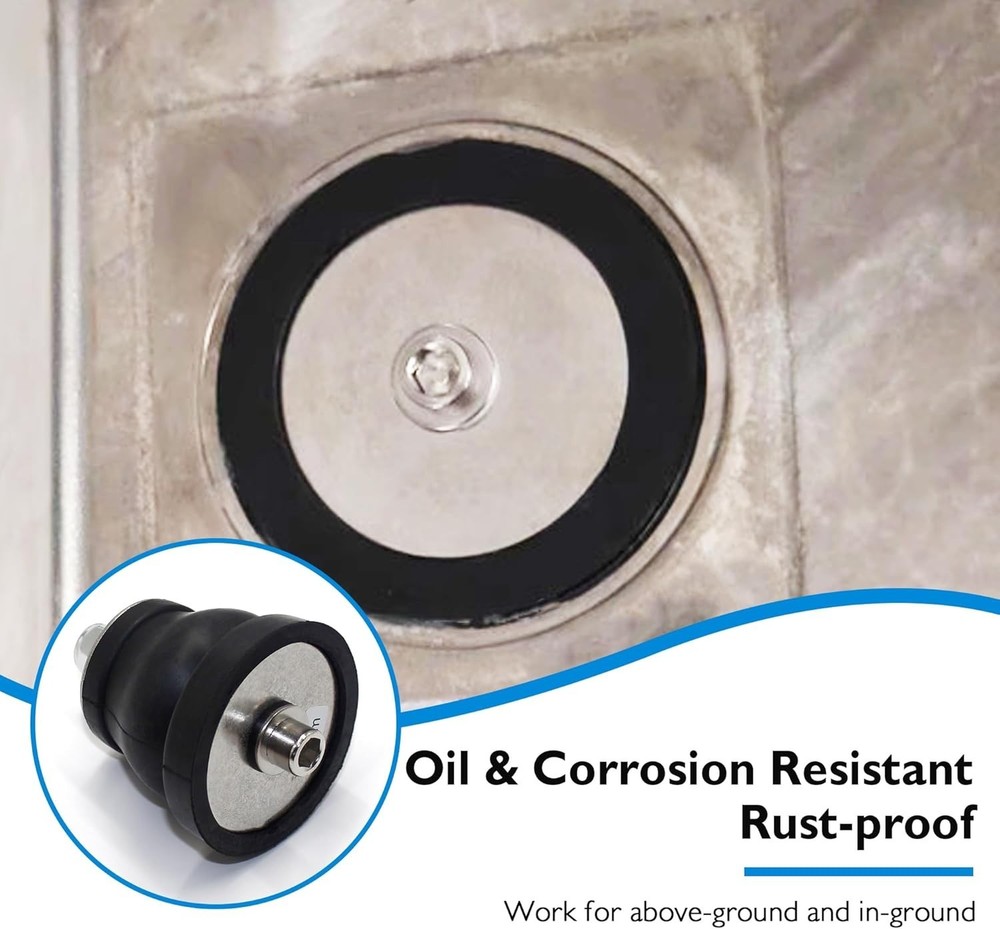 Expandable Mechanical Seal, Cleanout Pipe Plug-Rubber Expansion Scupper Plugs...