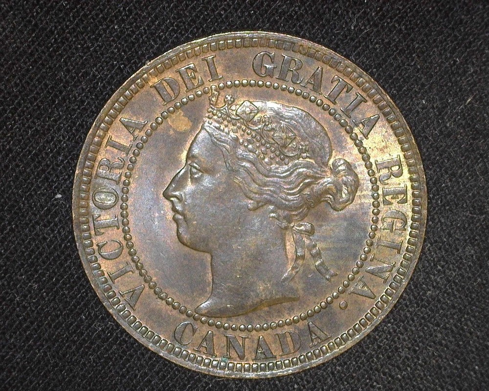 CANADA 1899 LARGE CENT KM7 CHOICE UNCIRCULATED 63~N8