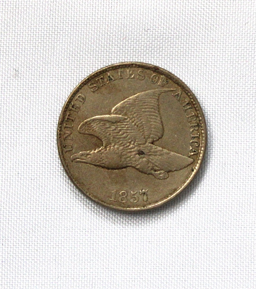 1857 Flying Eagle Cent Extra Fine !!