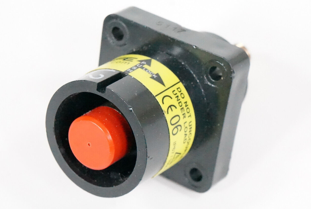 Phase 3 Amphenol Power Safe SPS-2-BK-T5 500AMP L2 Black Panel Source Socket