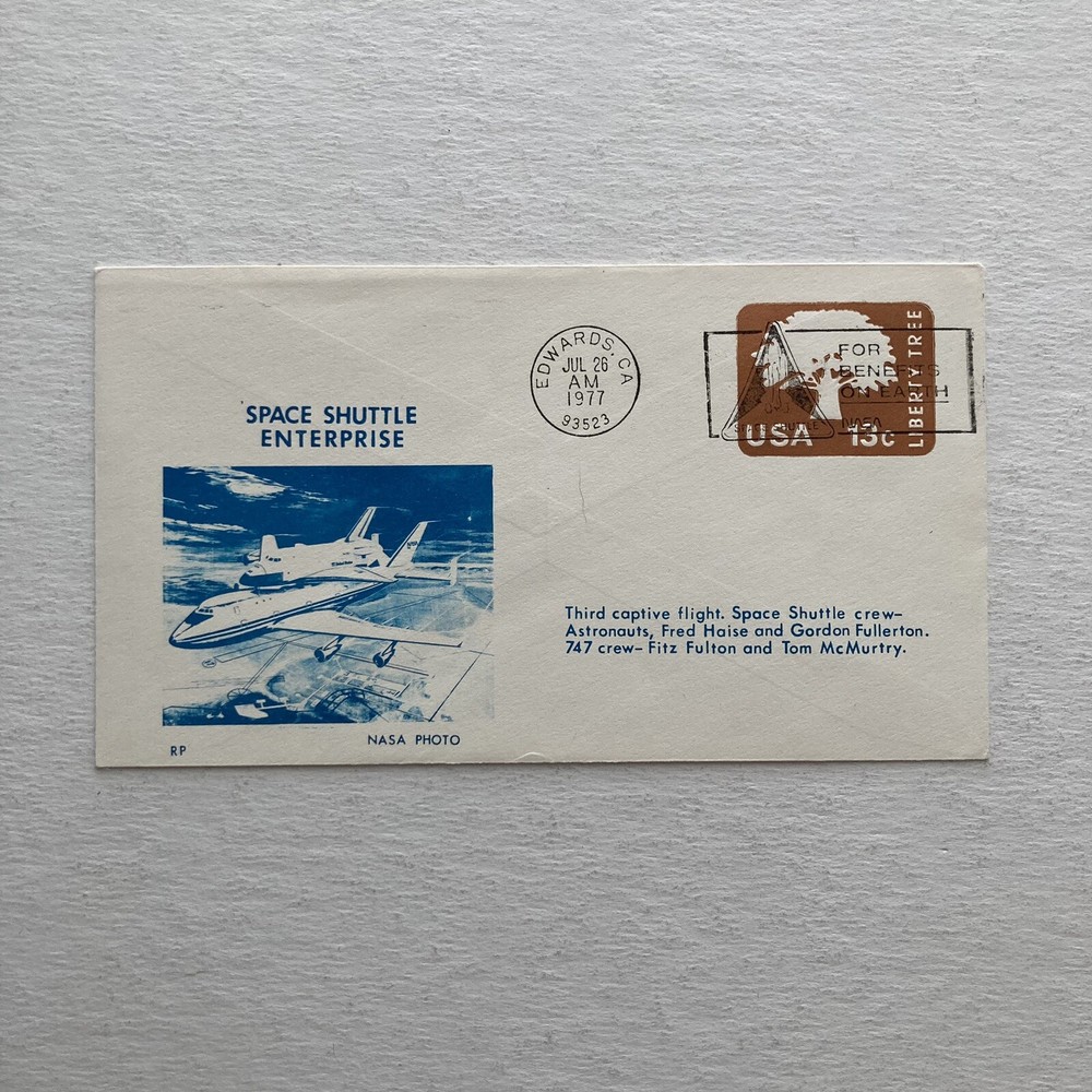 Space Shuttle Enterprise Third Captive Flight Fred Haise Gordon Fullerton