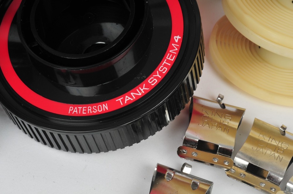 Paterson System 4 Multi Unit 2 Developing Tank 3 Spirals & Film Drying Clips