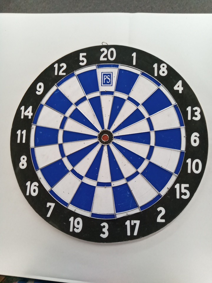 PS Logo Pre-owned Double Sided Dartboard Standard & Target