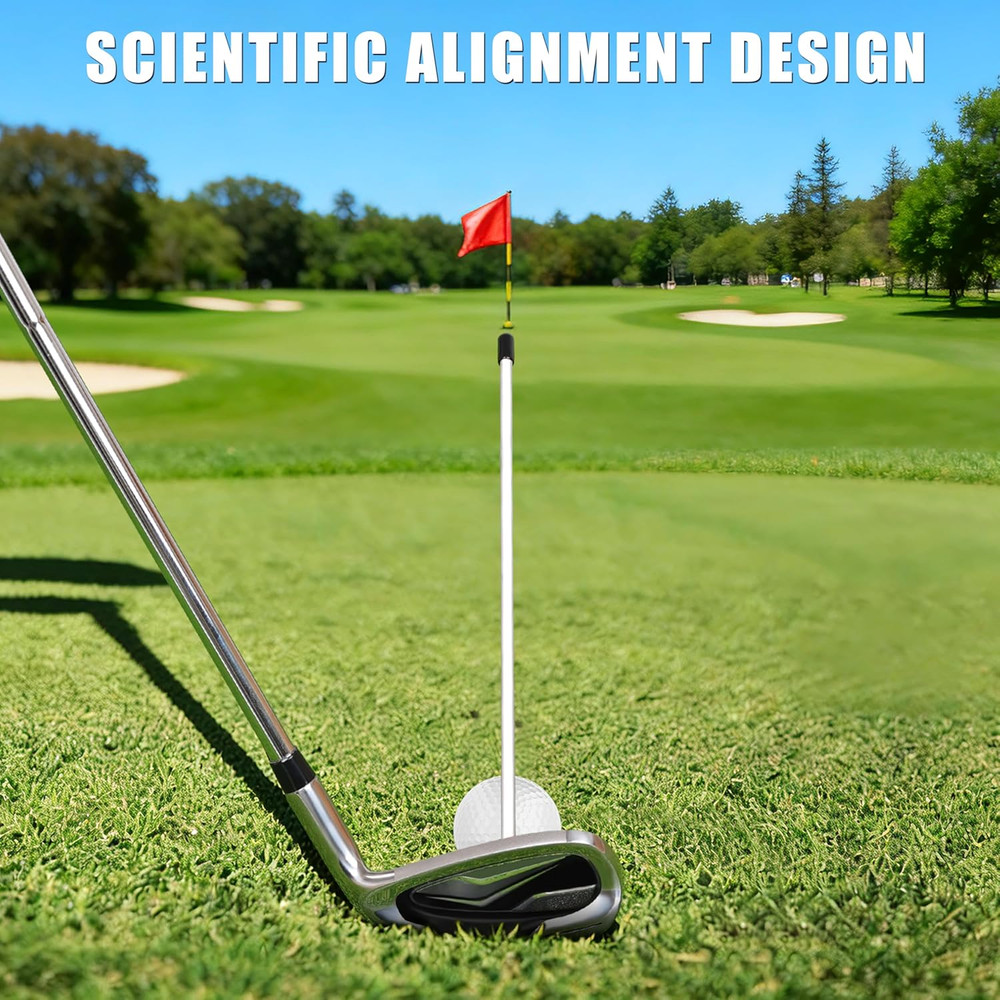 2 Pack Collapsible Golf Alignment Sticks & 1 Pack Golf Magnetic Alignment Rods,