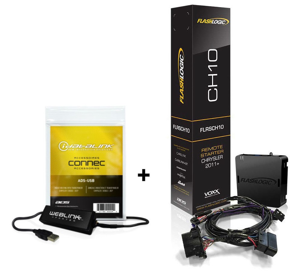 Flashlogic Add-On Remote Start for 2013-2017 RAM 2500 w/ ADS-USB Cable FLRSCH10