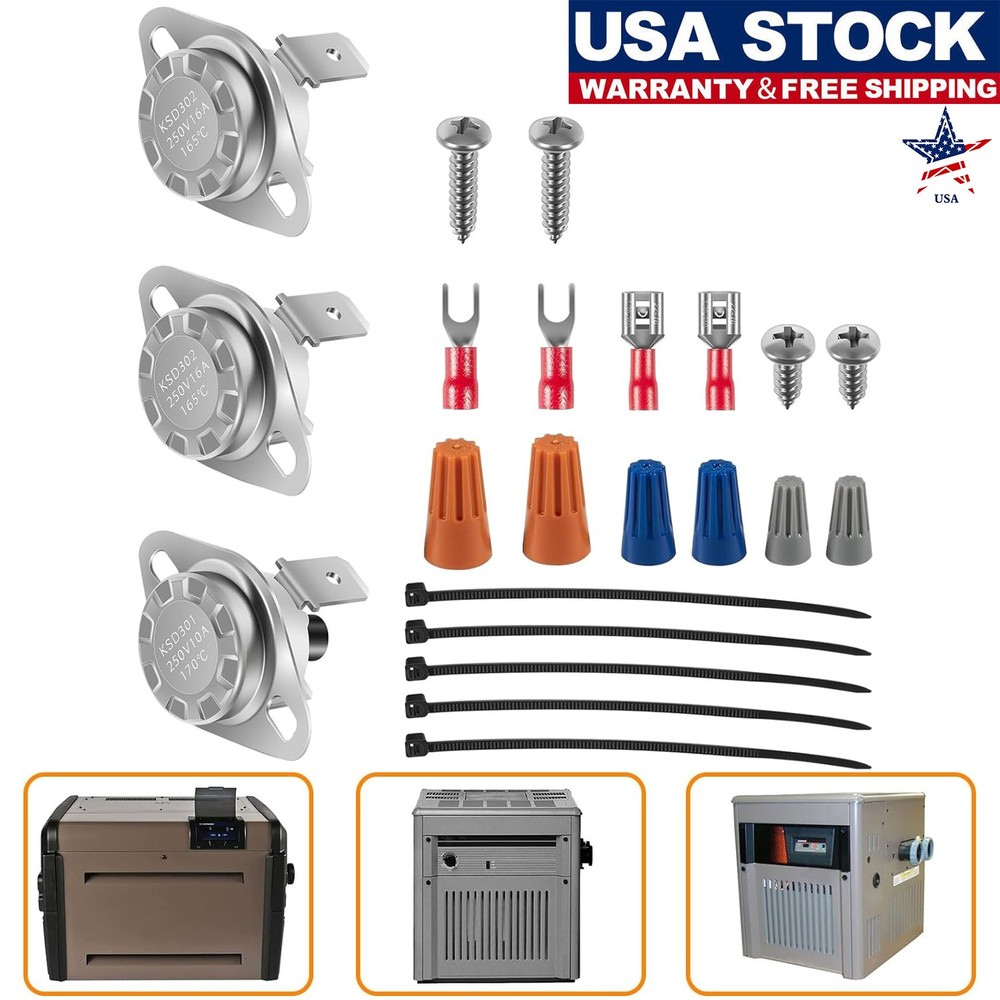 for Hayward HAXTLK1930 Temperature Limiter Kit H-Series ED1 ED2 Spa Pool Heater