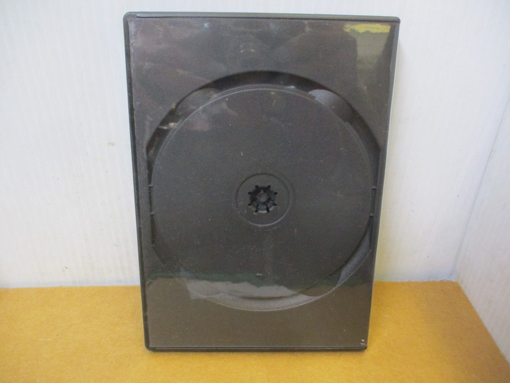 Standard Black DVD/CD 1 Disc Plastic Replacement Storage Case