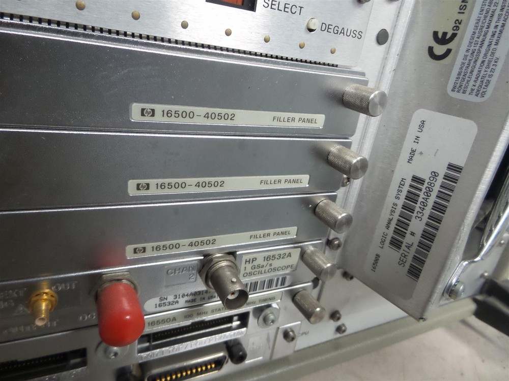HP HEWLETT PACKARD 16500B LOGIC ANALYSIS SYSTEM
