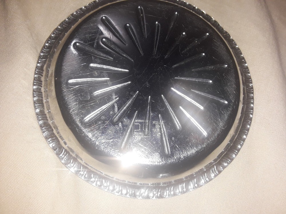 Irvinware Silver Plated Coasters Set Of 7