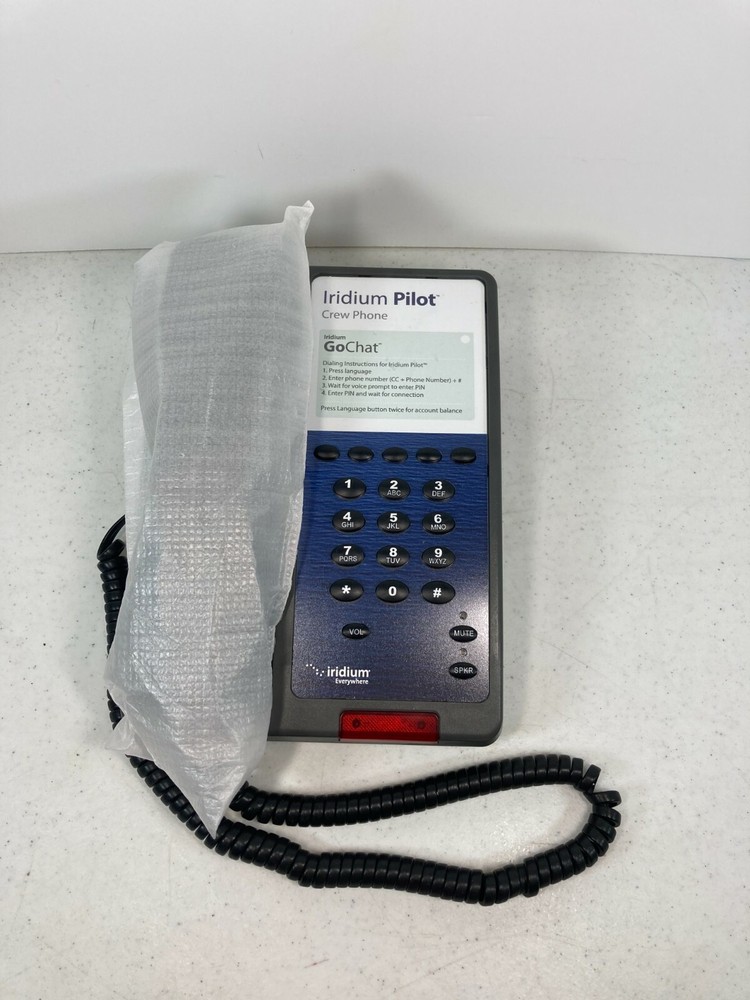 Iridium Pilot Crew Phone GoChat
